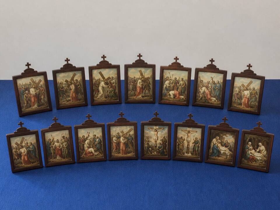 Stations of the Cross for home: a related devotional object